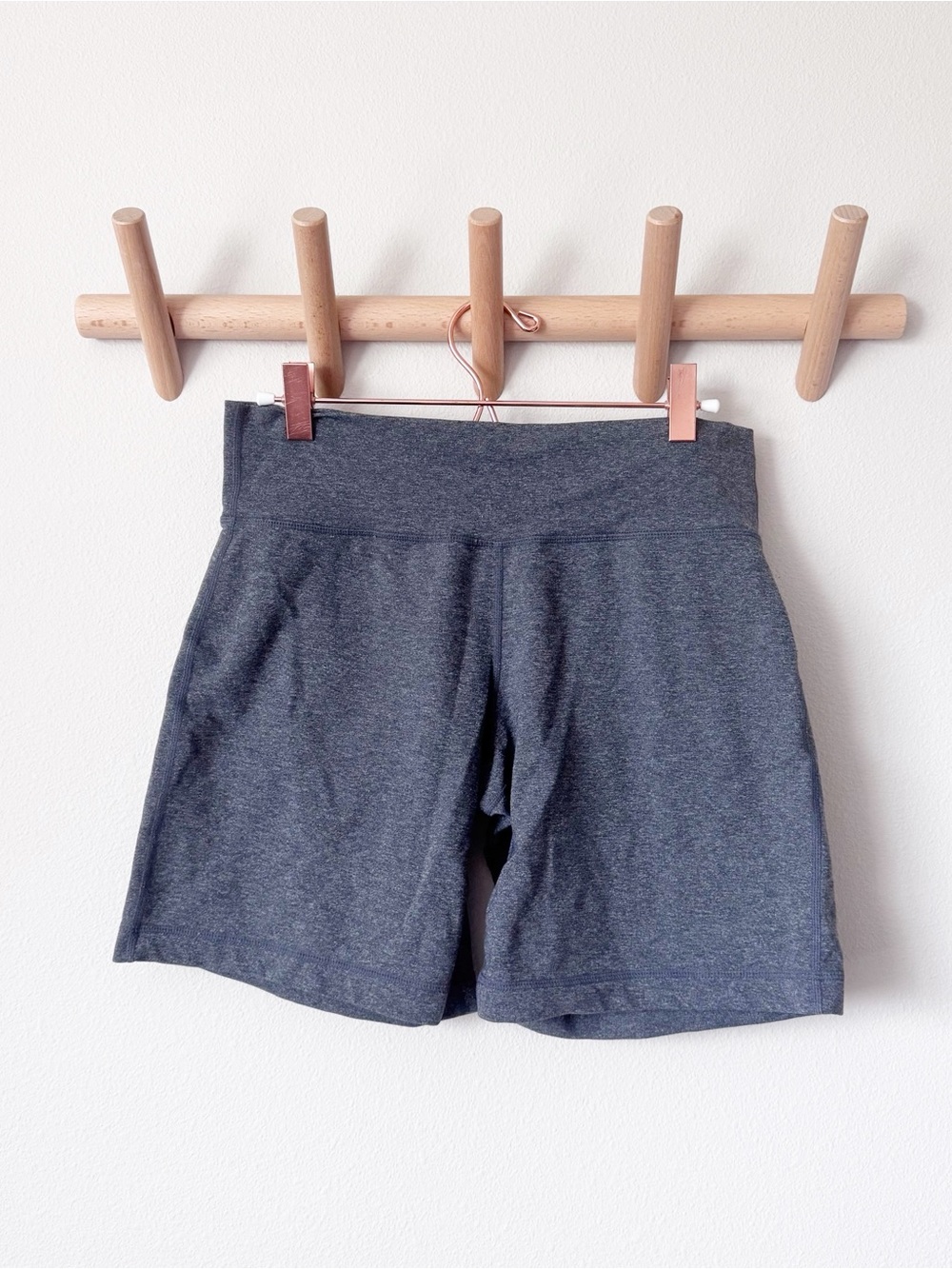 Lululemon Charcoal Gray Bike Shorts